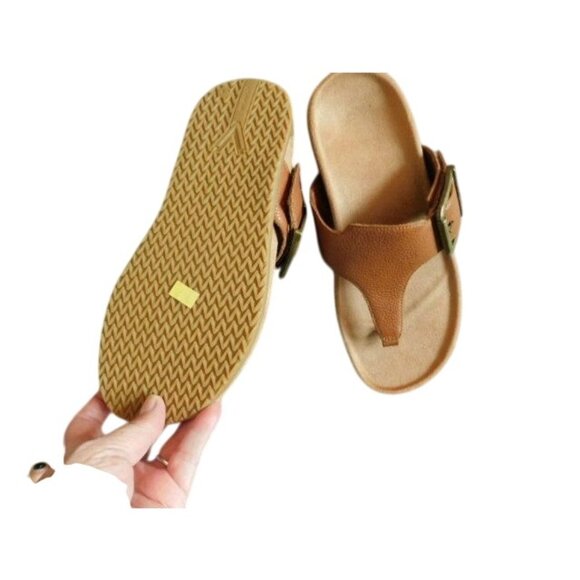 Vionic Size 9 Wide Emma Brown Ortho Style Sandals NEW - Picture 3 of 3